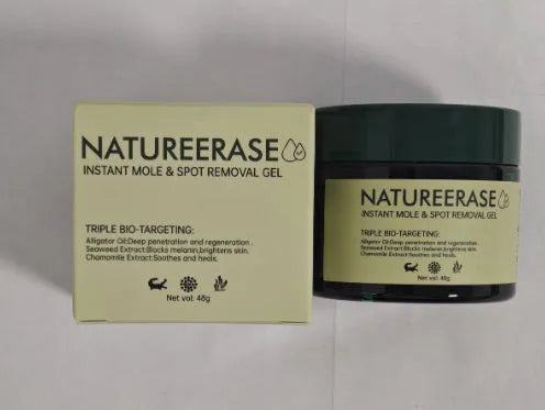Natureerase 45g tube of hydrating mole removal gel for face and body treatment