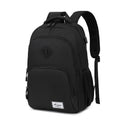 Lightweight nylon backpack with USB charging interface in various grey and black colour options