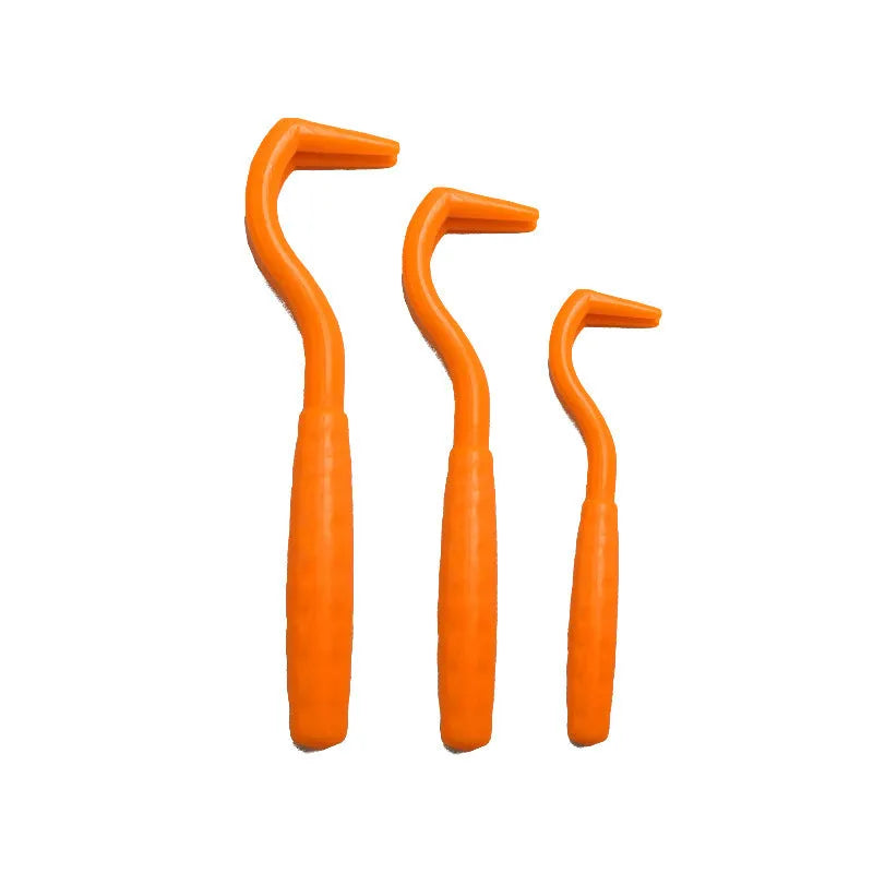 Pet tick remover tool with stainless steel hook heads in seven colour options