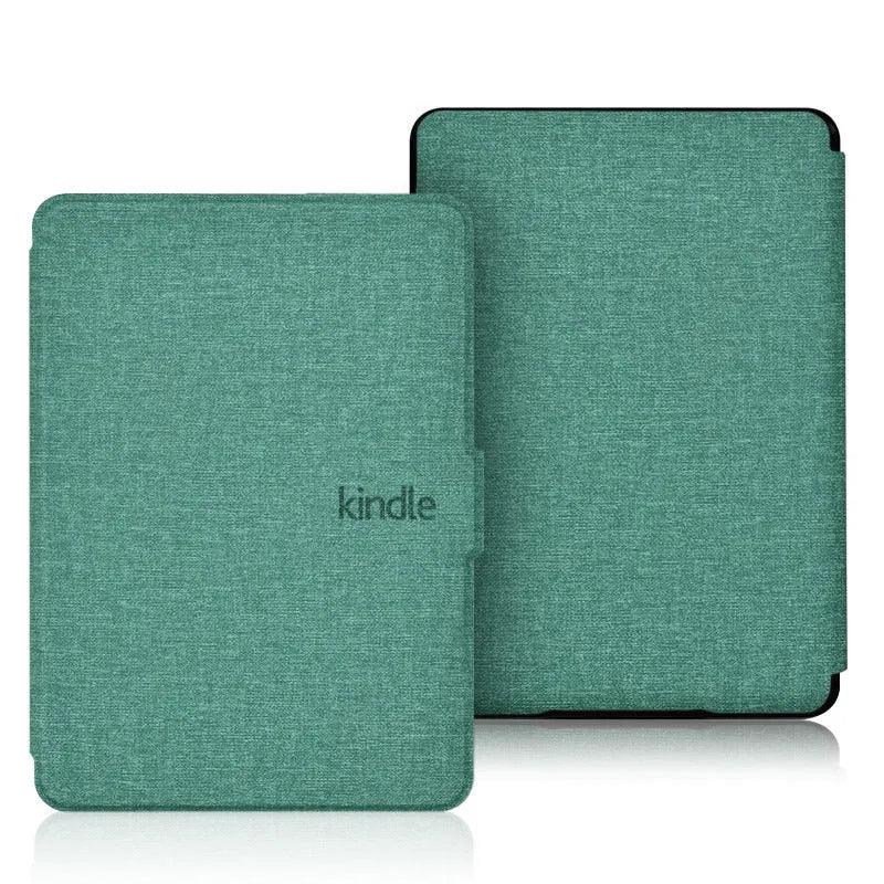 Kindle leather hard protective case with magnetic closure in multiple colour options