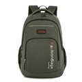 Fashion backpack in street trend style with below 20L capacity and nylon construction showing organisational compartments