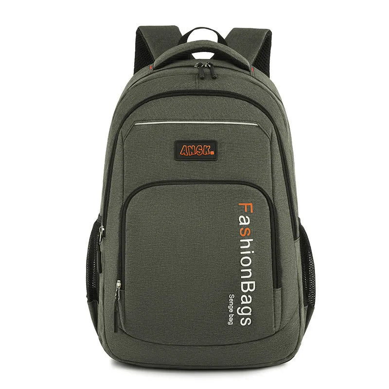 Fashion backpack in street trend style with below 20L capacity and nylon construction showing organisational compartments
