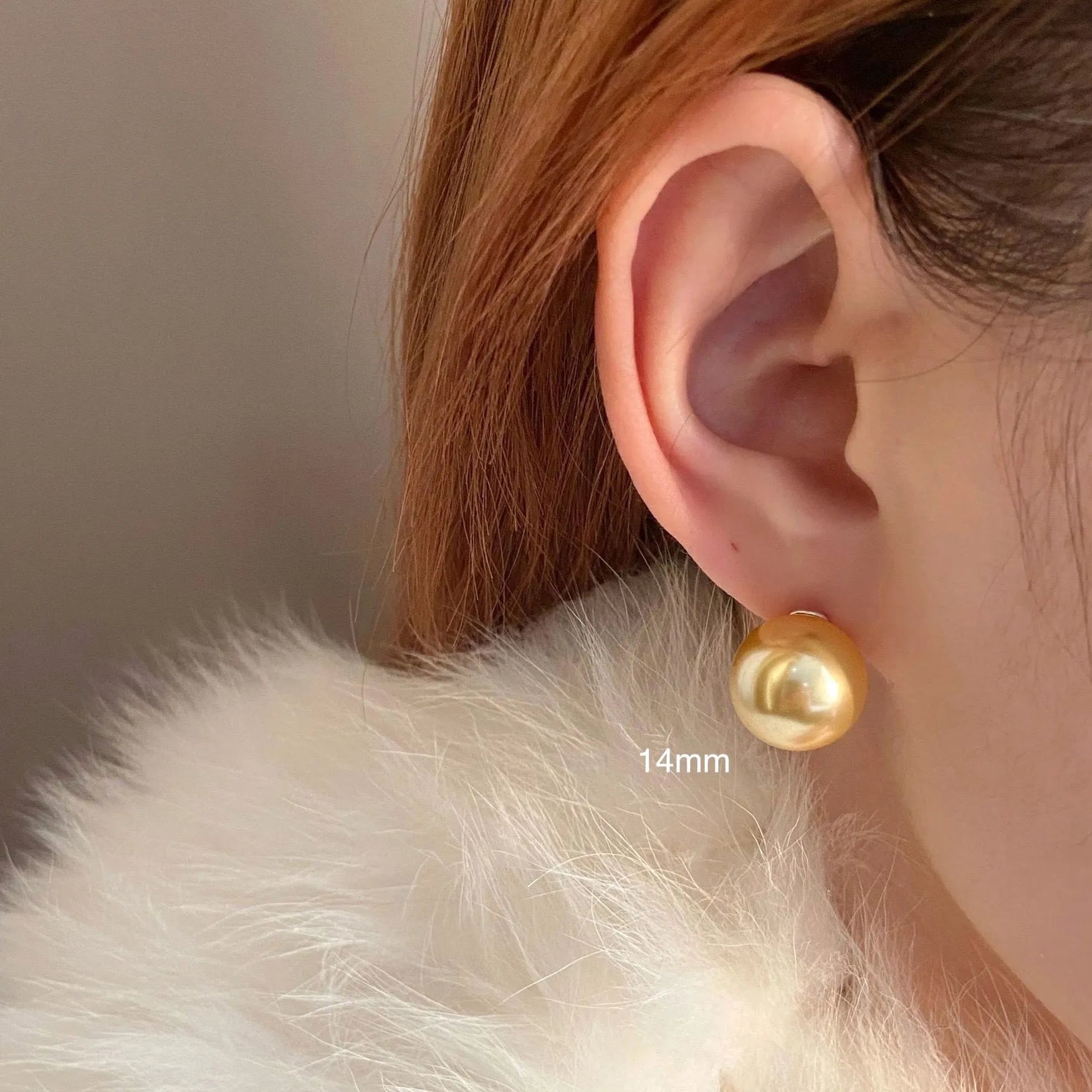 Geometric pearl stud earrings with retro styling in silver with eight-point star details