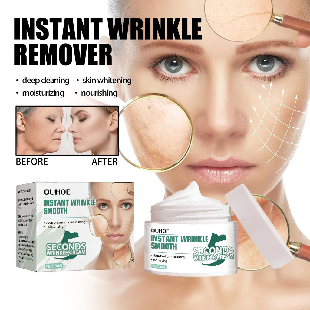 30g anti-wrinkle face cream jar for hydrating facial treatment
