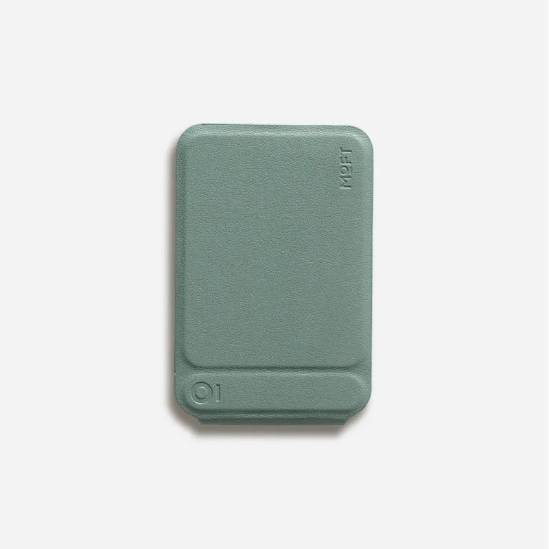MOVAS leather magnetic phone holder case with dimensions 96.5x63.5x6.9mm in four colour options