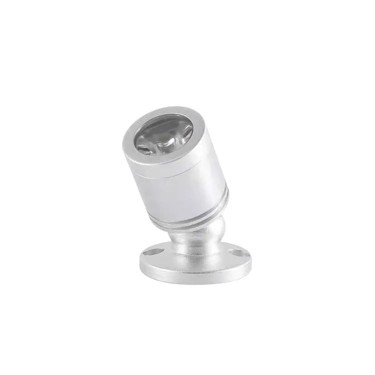 Mini Jewelly surface mounted spotlight with aluminium shell in silver finish