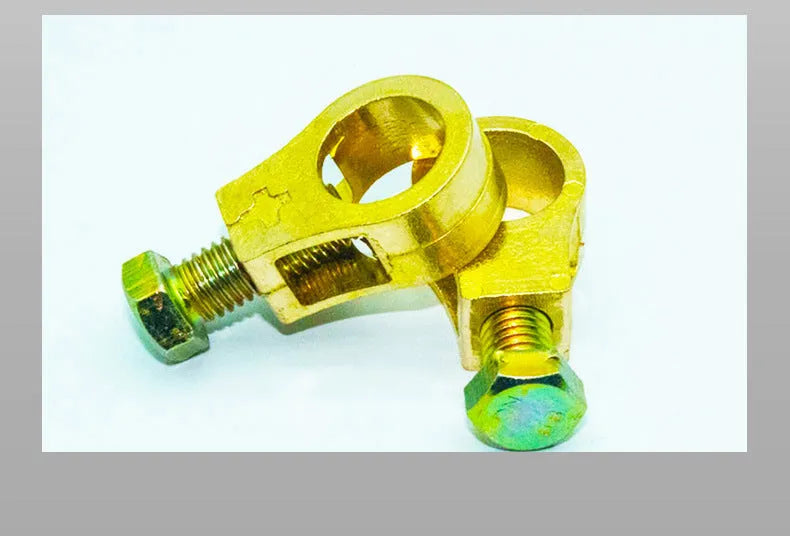 Pure copper car battery terminal clamp for vehicle electrical connections