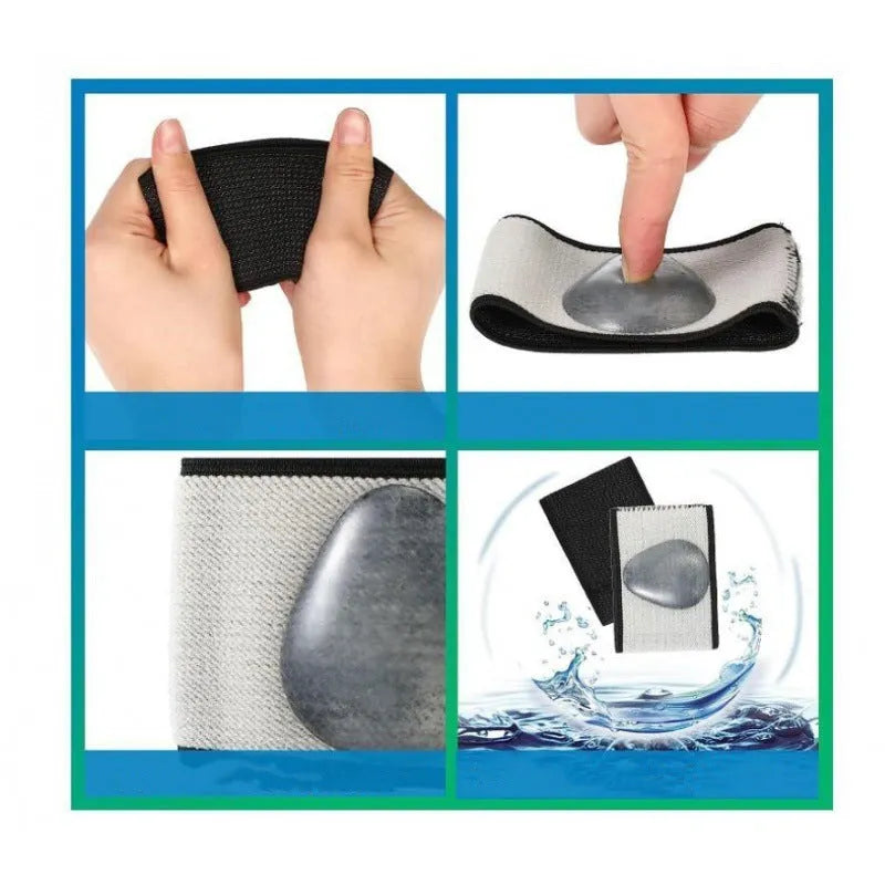 Elastic foot bandage cover with heart pad design for arch support in two style options
