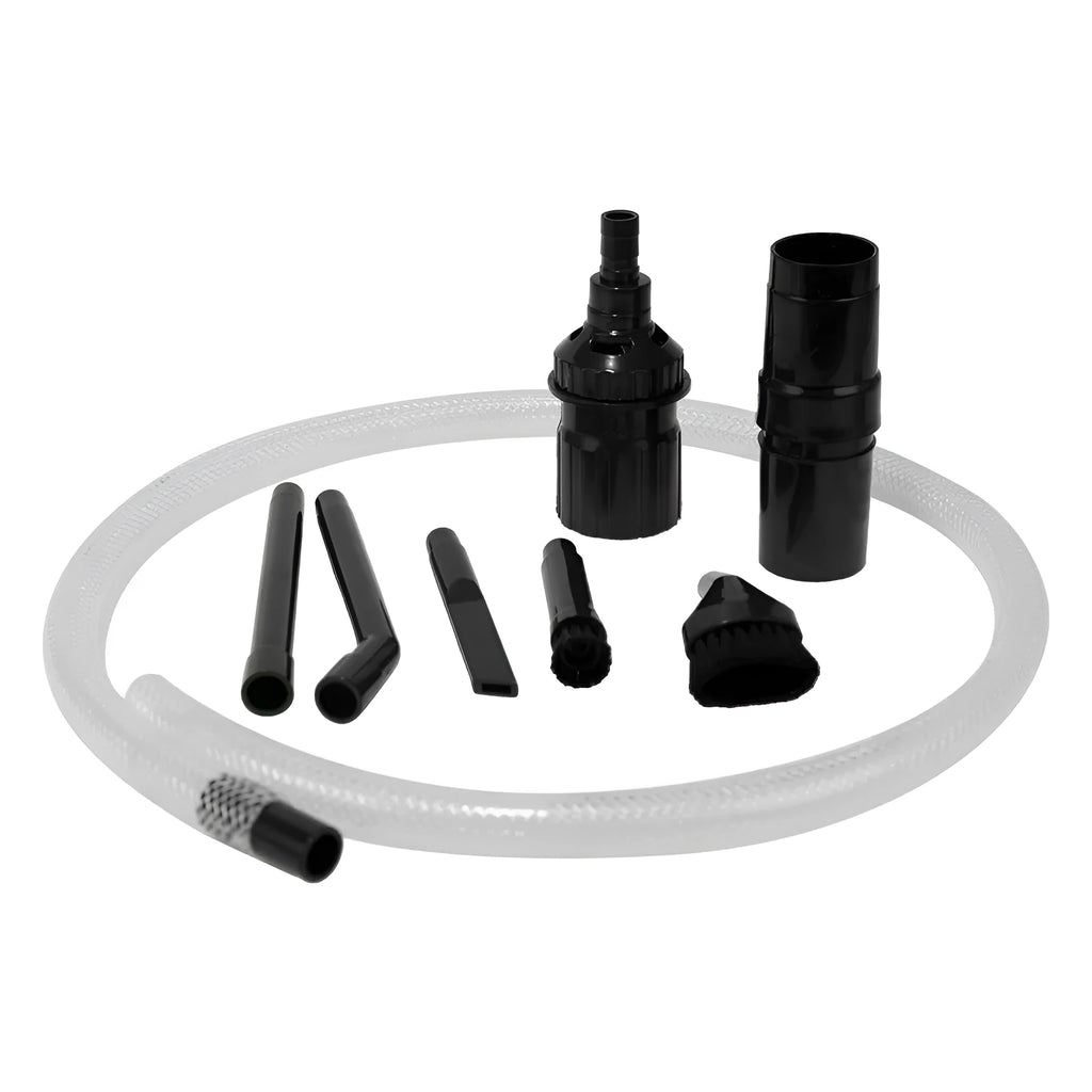 Eight-piece set of small multifunctional vacuum cleaner suction heads for cleaning spaces under 10 square metres