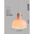Medieval style glass bud chandelier pendant light in retro design with E27 fitting