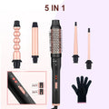 Three-tube water wave hair curler with dual curling and straightening functionality