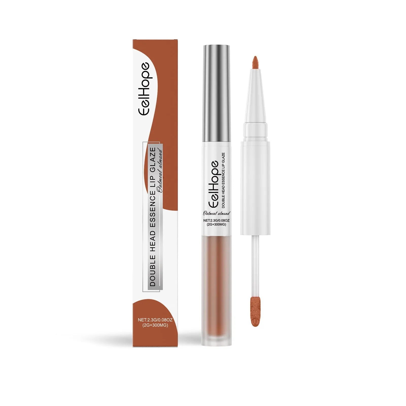 Double-ended lip liner and lip lacquer pen in three colour shades.