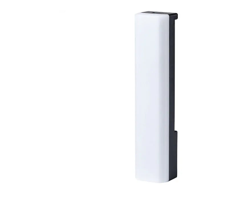 Tall 3D RGB LED ambience lamp with colourful lights on a desk, showcasing its voice-activated music rhythm mode.