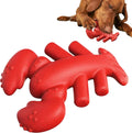 Large red dog chew toy for aggressive chewers with dental benefits