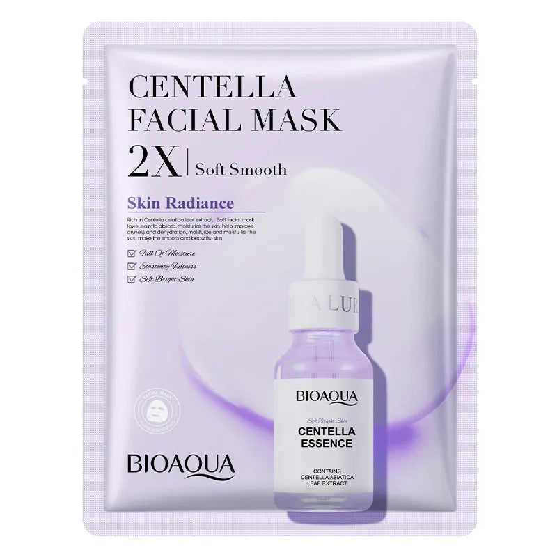 Collagen and hyaluronic acid gel facial sheet mask 30g single use