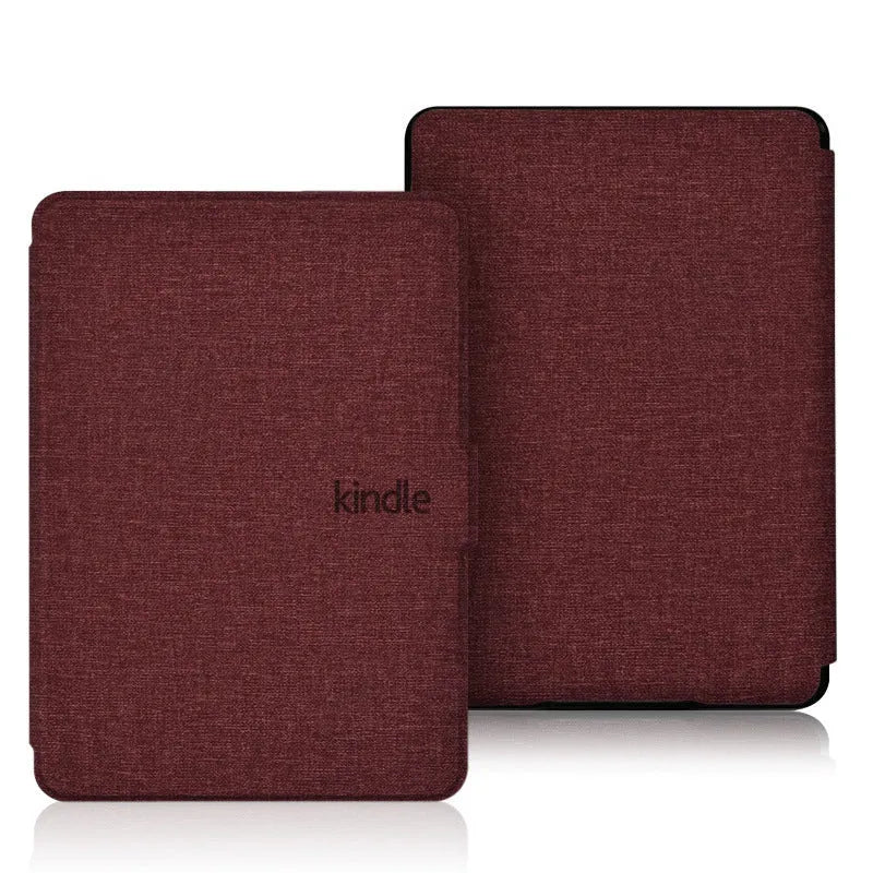 Kindle leather hard protective case with magnetic closure in multiple colour options