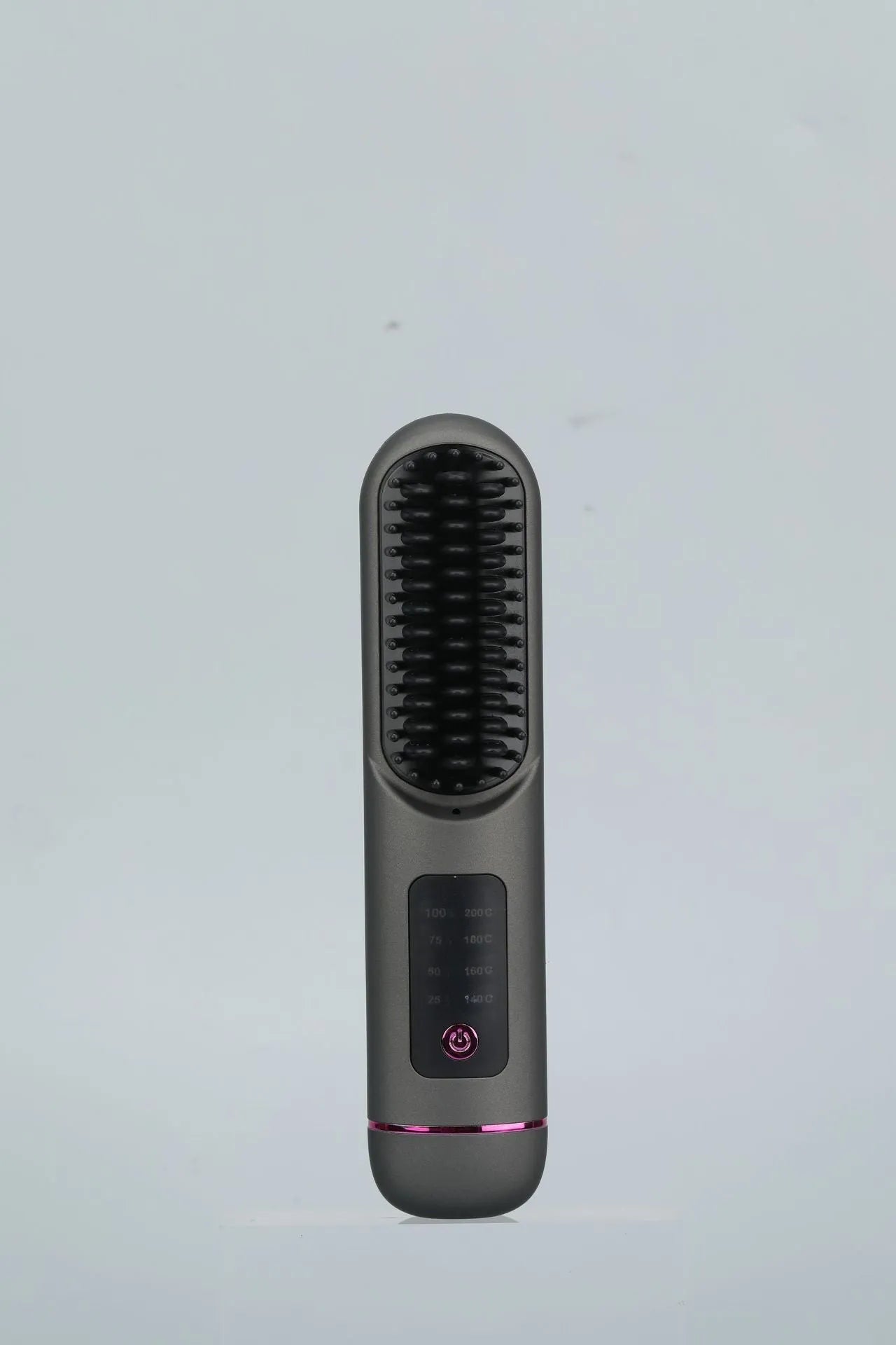 Portable charging negative ion straight hair comb in blue, grey or white colours