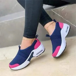 Women's lightweight mesh sneakers in multiple colours with non-slip rubber sole