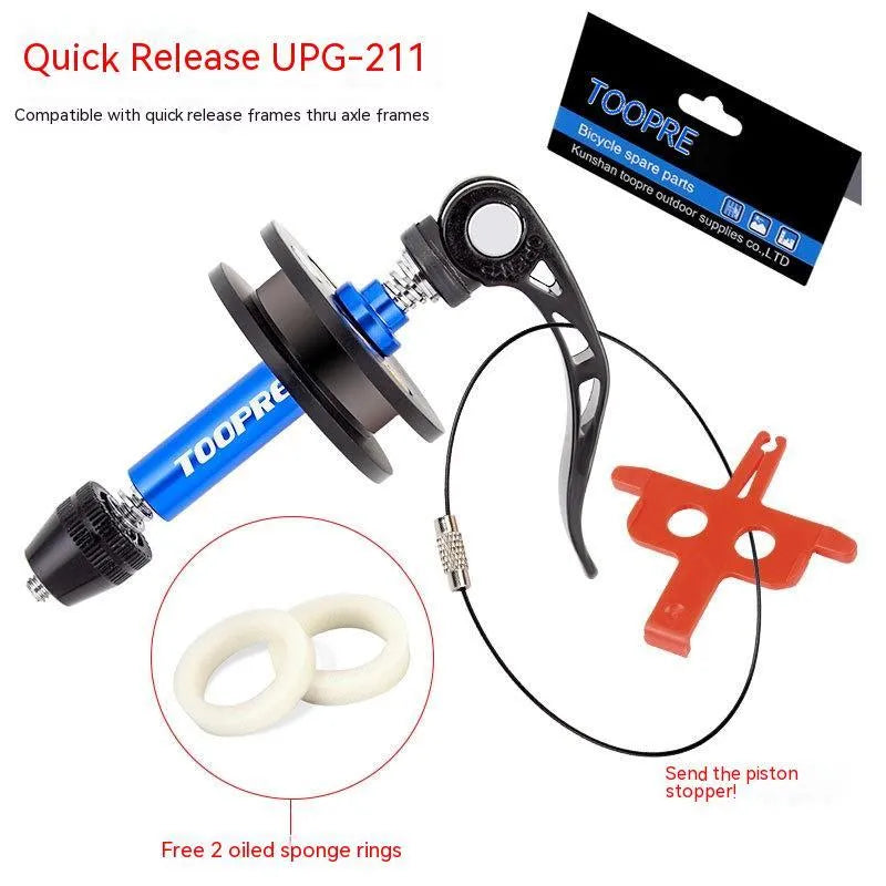 Aluminium alloy bicycle chain holder tool in three format options on a workshop bench.