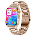 Black HD AMOLED smart watch with NFC on a silicone wrist strap, showing a multi-dial screen.