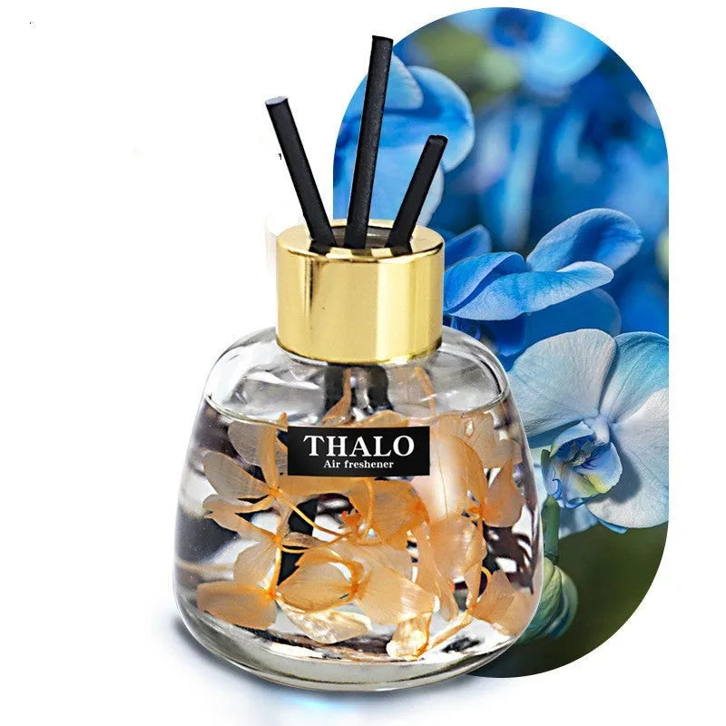 Glass bottle car perfume ornament for loose incense aromatherapy in creative automotive decoration design