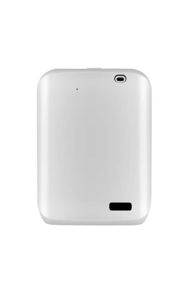 White HVAC wall mount essential oil diffuser with 150ml capacity and smart APP control display