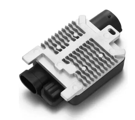 Black PA66+GF30 fan control module for Ford vehicles universal fit