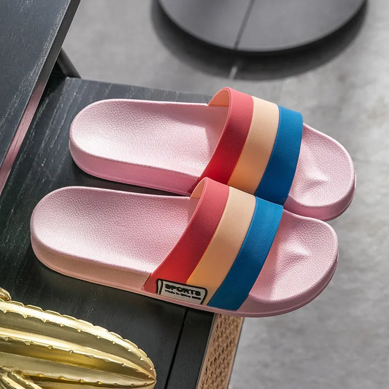 Men's PVC sandals for bathroom and outdoor use, plain style, available in multiple colours including grey and blue