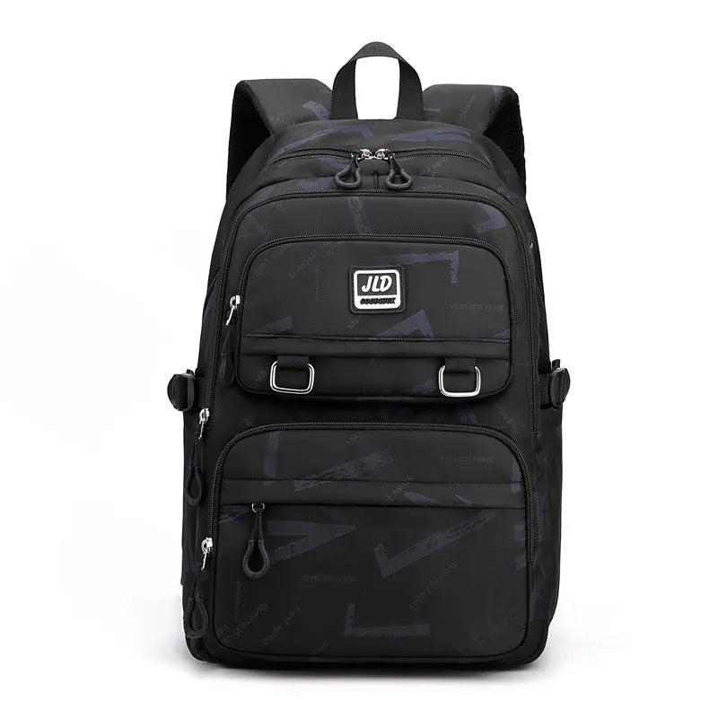Large capacity girls' school backpack in multiple colours with physiological curve backpanel