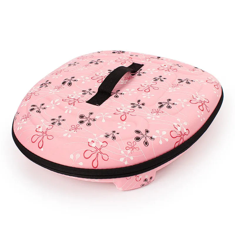 Portable foldable EVA pet handbag for dogs and cats in Champagne colour, 45x35x32cm
