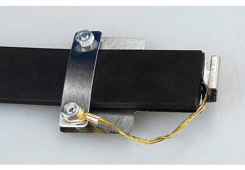 Black 370mm rubber car electrostatic grounding belt with copper wire