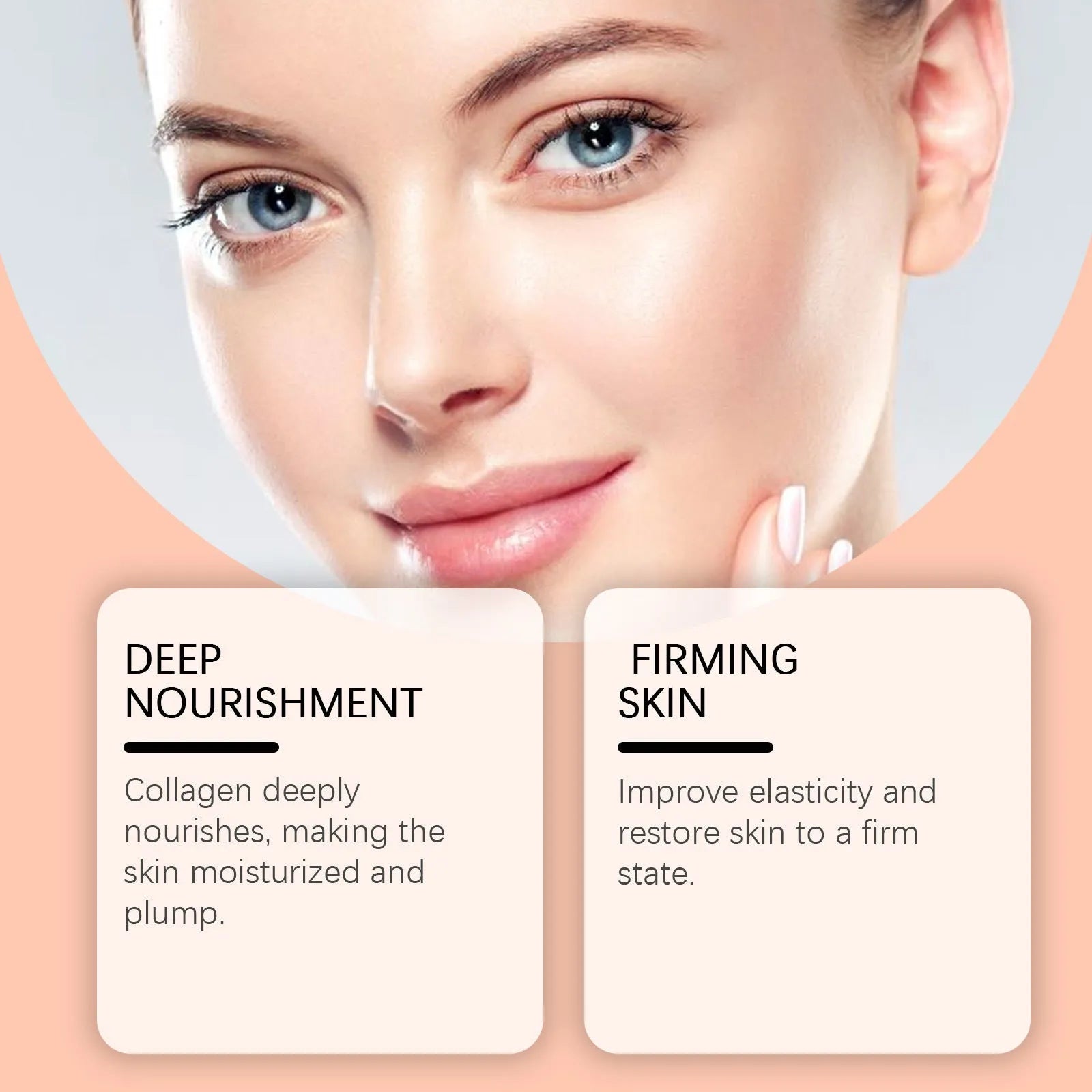 Deep Firming Hydro Collagen Gel Mask in unopened wrapper with green and white packaging