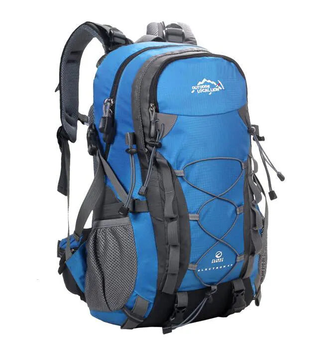 Green leisure sports backpack with 20-35 litre capacity for outdoor activities like hiking and running
