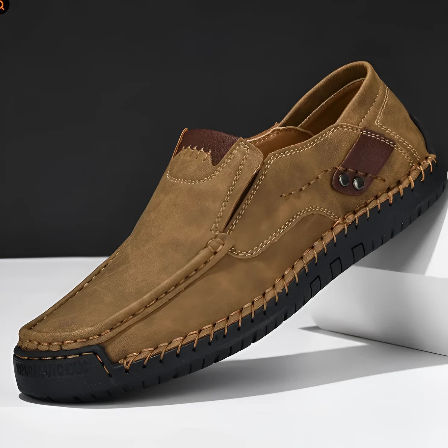 Men's business casual shoes with breathable microfiber upper, round toe, and lace-up closure available in multiple colours