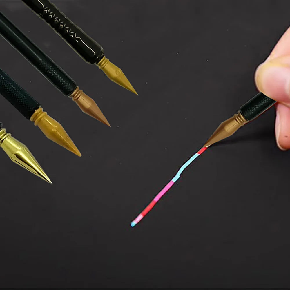Children's scratch pen tool for scratch art paper with PS plastic construction