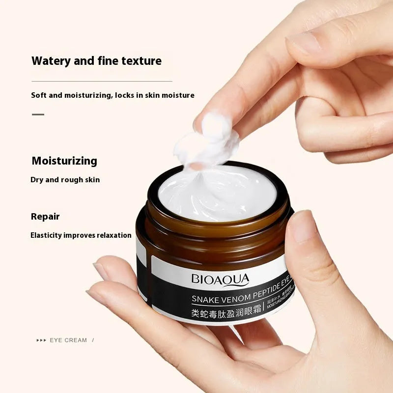 30g tube of peptide firming eye cream for dark circles and moisturising.