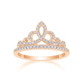 Moissanite wedding ring set in gold S925 silver platinum-plated with GRA certificate