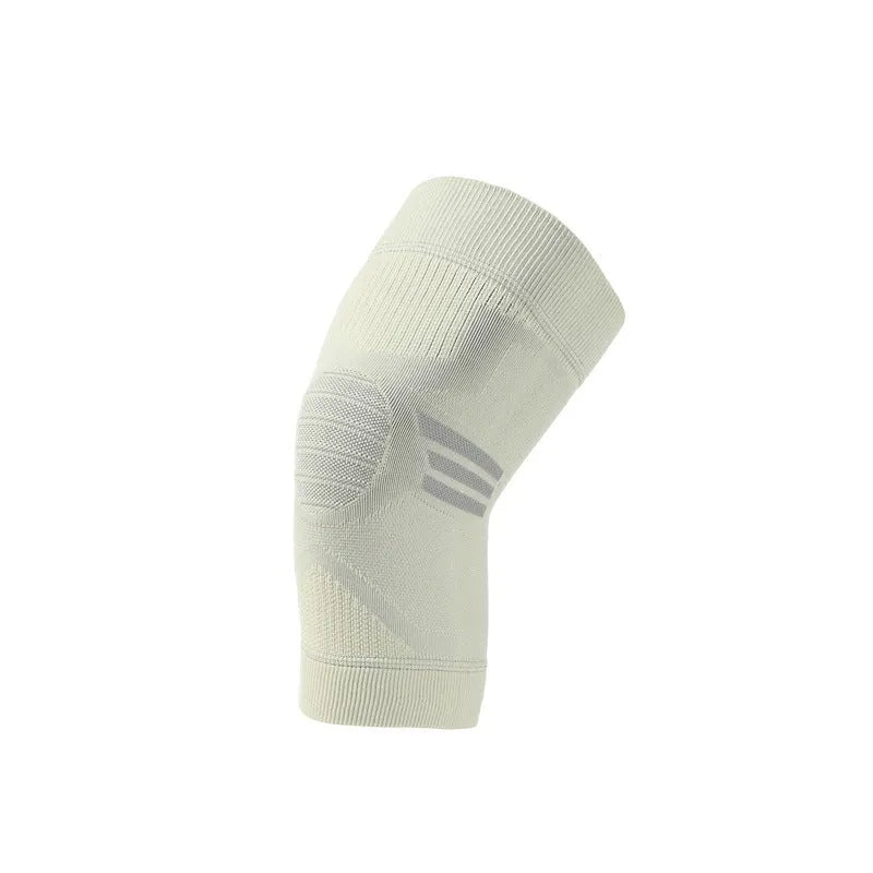 A pair of sport knee pads in a chosen colour, showing the polyester fibre construction and kneecap coverage.