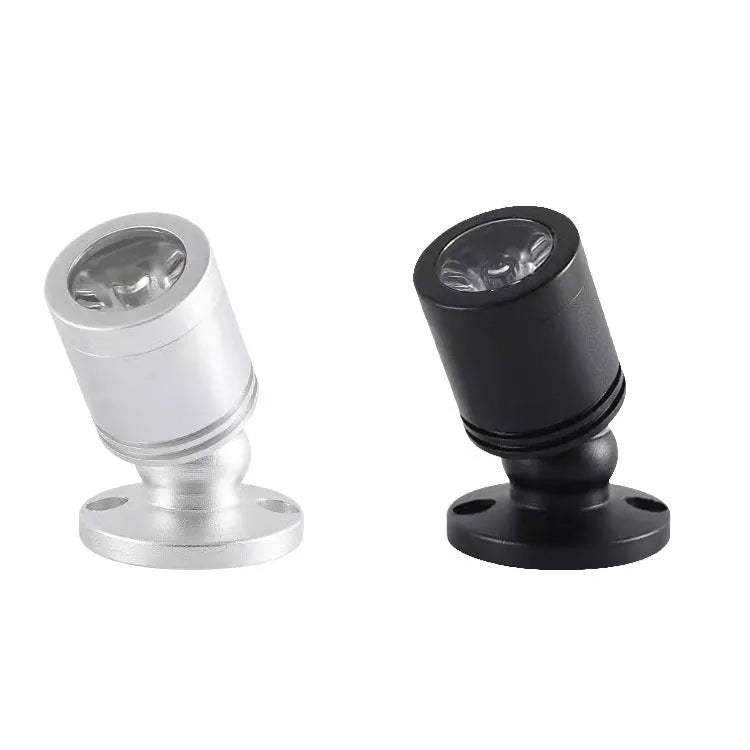 Mini Jewelly surface mounted spotlight with aluminium shell in silver finish
