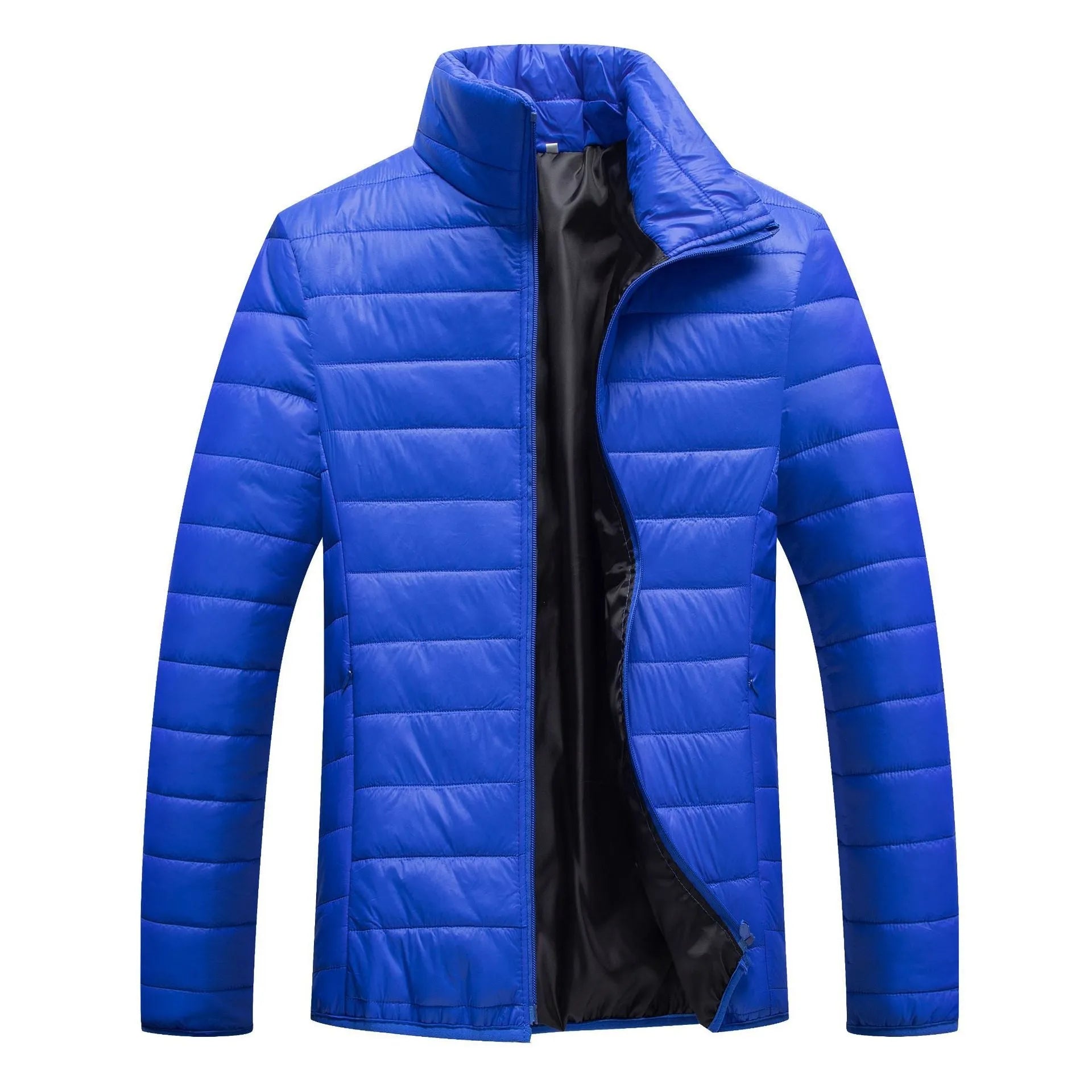 Men's cotton padded hooded cardigan jacket in thickened style with cotton filler, available in multiple colours