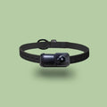 Black Wi-Fi neckband wearable camera recorder with compact dimensions.