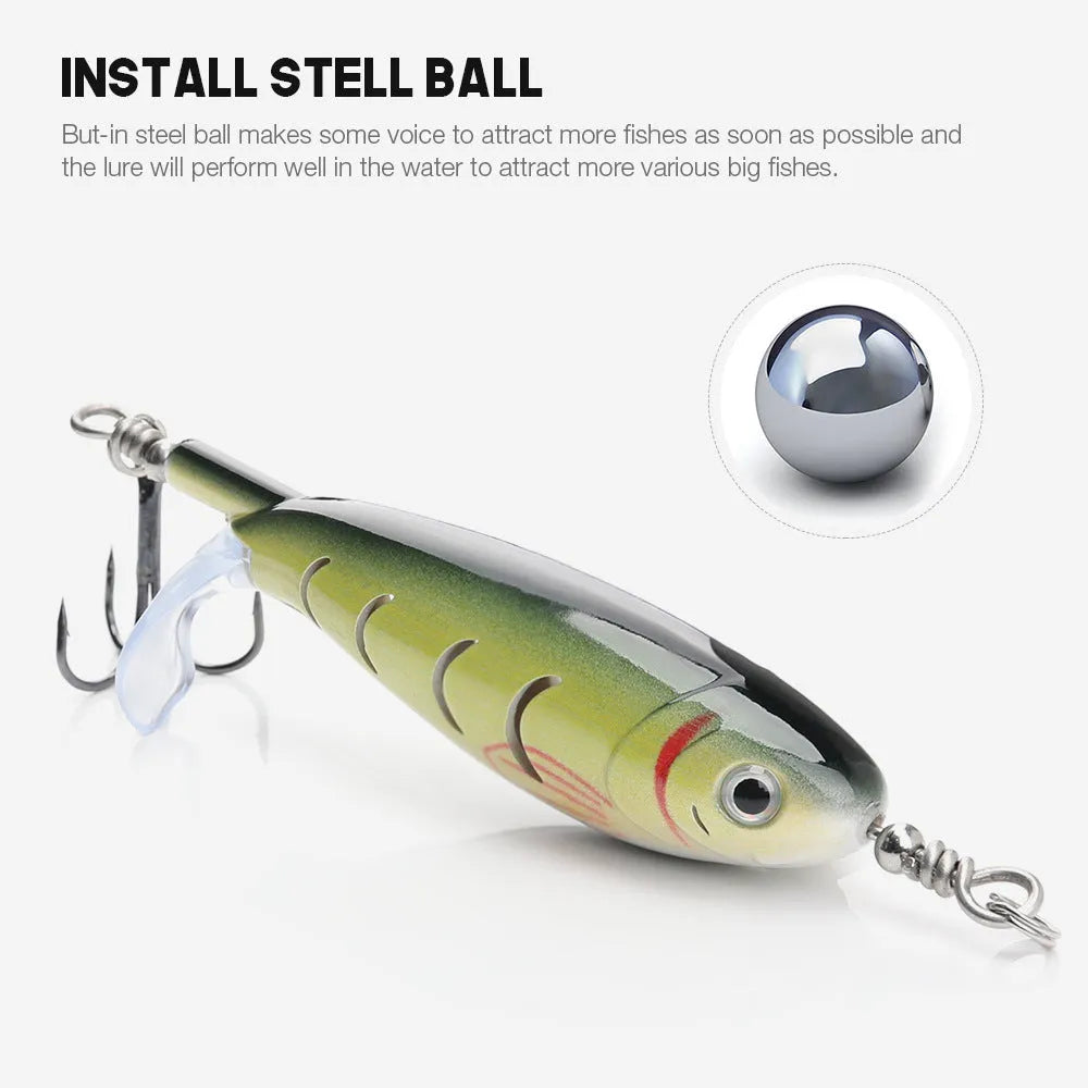 7.5cm fishing bait lure with 8g weight in freshwater predator fishing colours