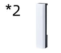 Tall 3D RGB LED ambience lamp with colourful lights on a desk, showcasing its voice-activated music rhythm mode.