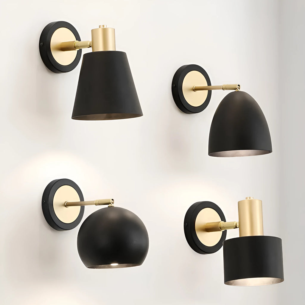 Nordic style iron wall lamp with adjustable colour temperature settings