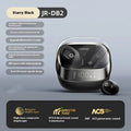Wireless Bluetooth 5.3 in-ear earbuds with charging case in Dawn White, Starry Sky Black, or Purple.