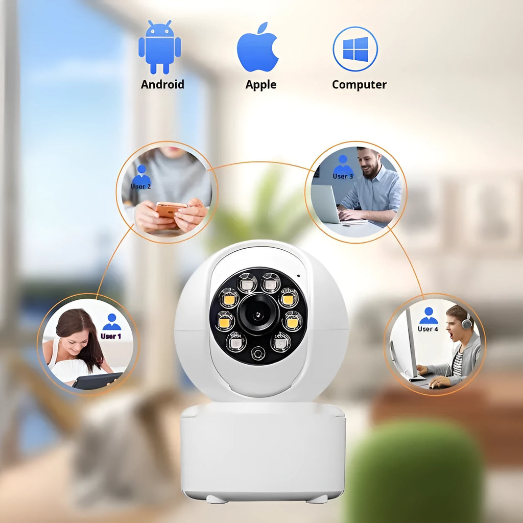 1080p Bluetooth HD home monitoring panorama camera with ceiling mount bracket