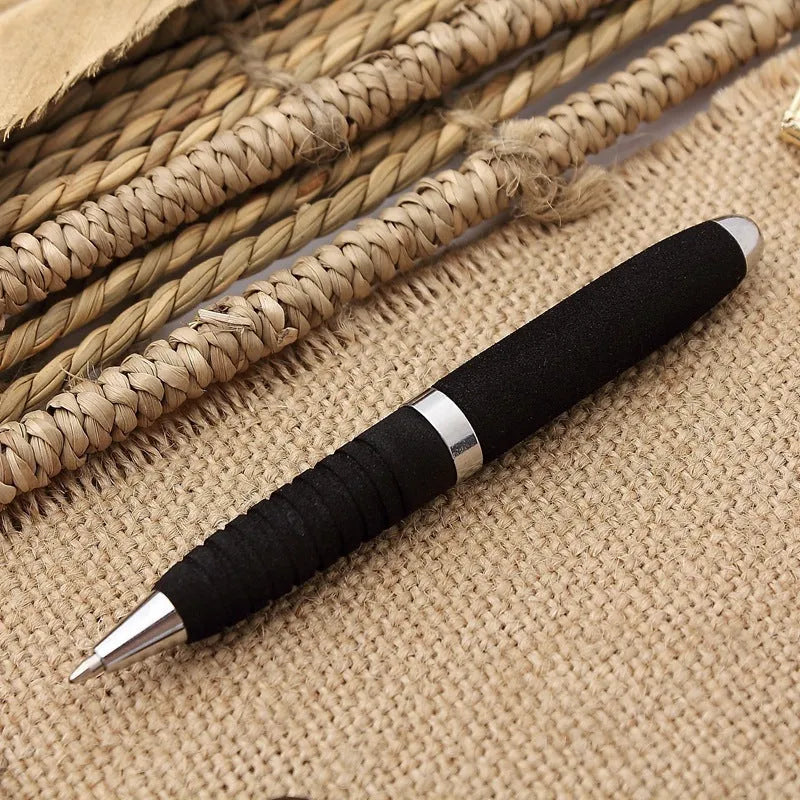 EVA metal cap ballpoint pen with 1.0mm tip showing seven refill colour options