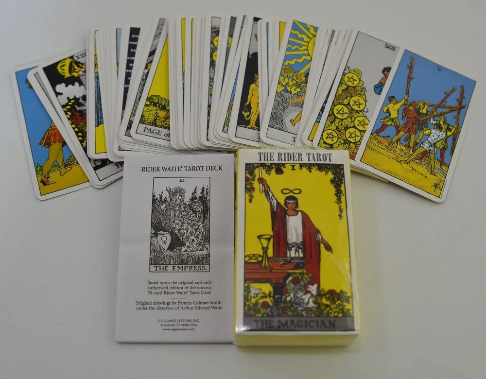 78-card tarot deck with 49x49cm flannel tablecloth in colour box