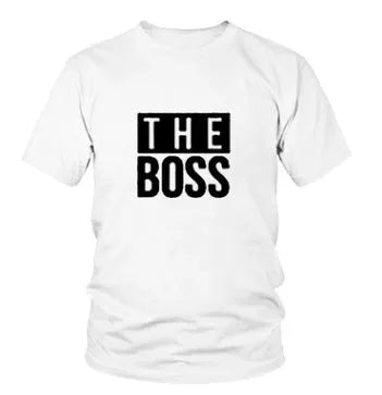 Man wearing a loose fit round neck short sleeve T-shirt with a graphic print design.