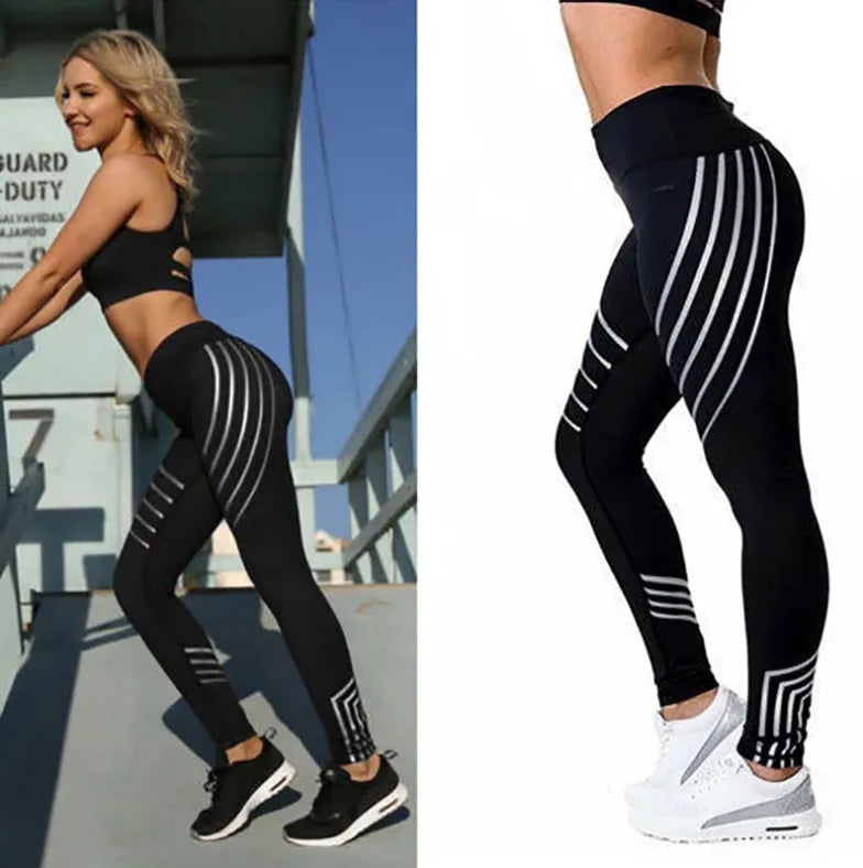 Women's milk silk workout leggings in slim fit European style with hip accent detail